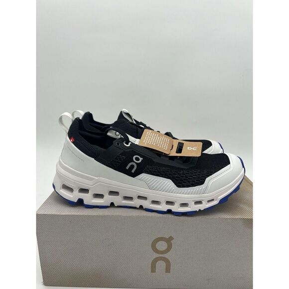 On Women’s Cloudultra 2 Trail Running Shoes Black White NWB Size 9 - Picture 3 of 10